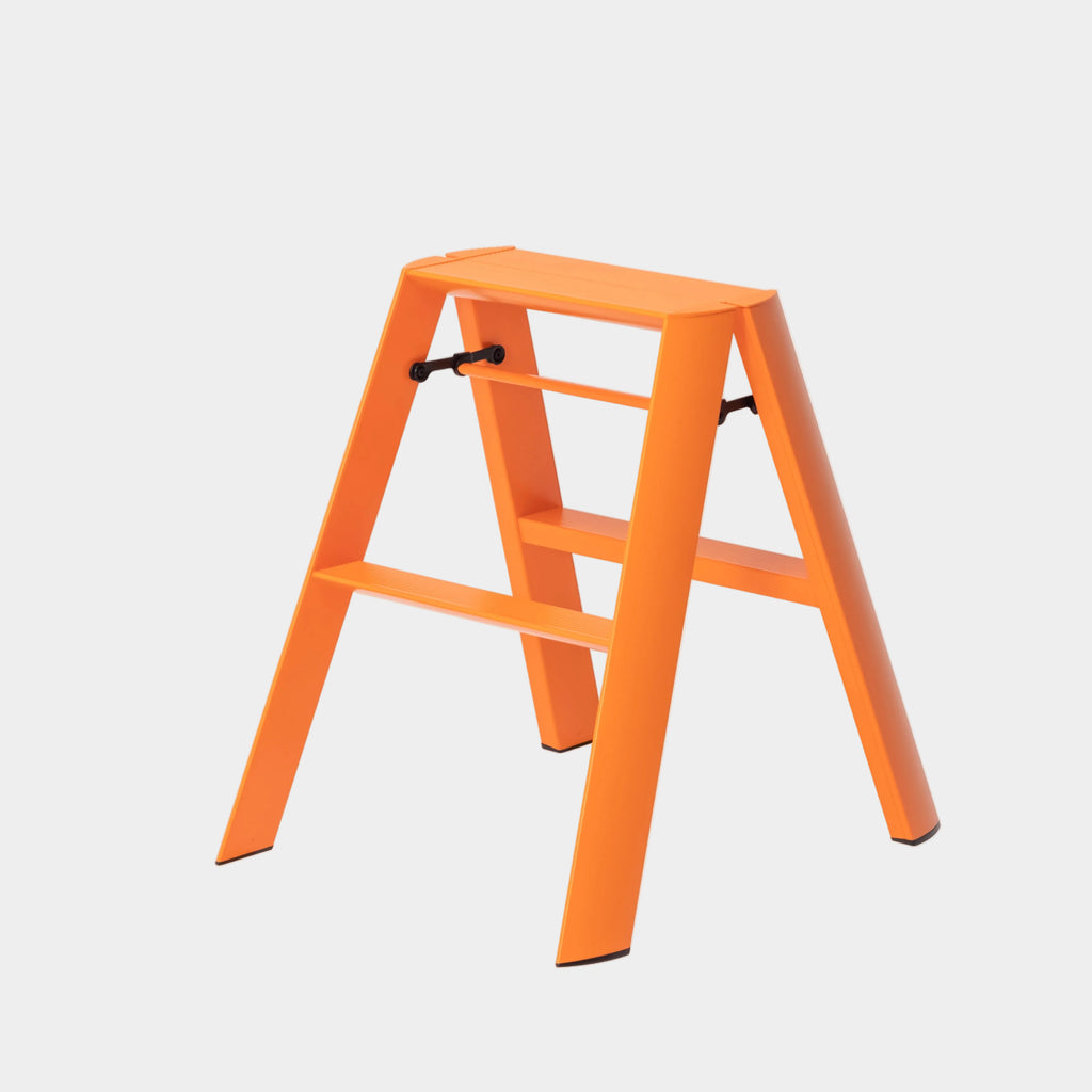 Lucano step ladder, 2-step Orange– tokyobike