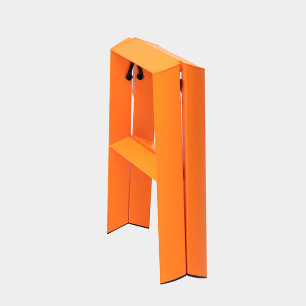 Lucano step ladder, 2-step Orange | tokyobike