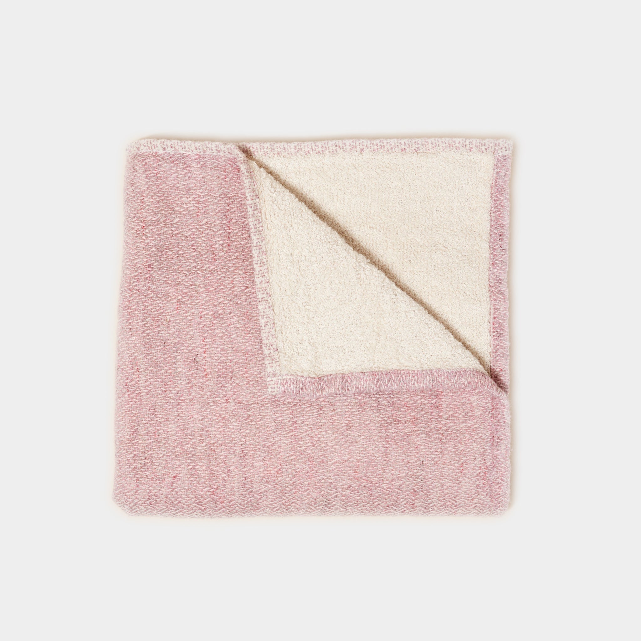 Organic Cotton Japanese Hand Towel, Pink