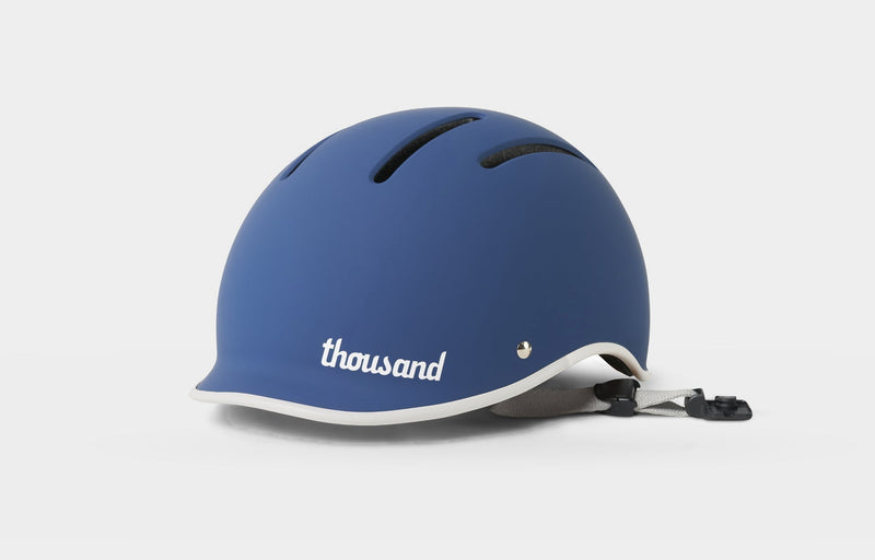 Thousand Jr. Kids Helmet - Blazing Blue (with nylon straps)