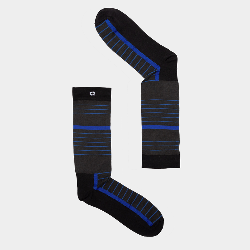 Pinstripe Crew Sock - Electric