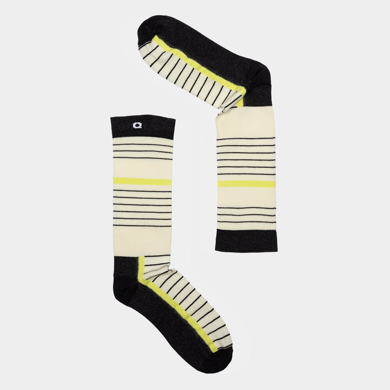 Pinstripe Crew Sock - Lime
