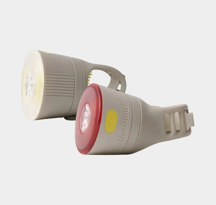 Traveler 2.0 Magnetic Bike Lights, Dayglow Grey