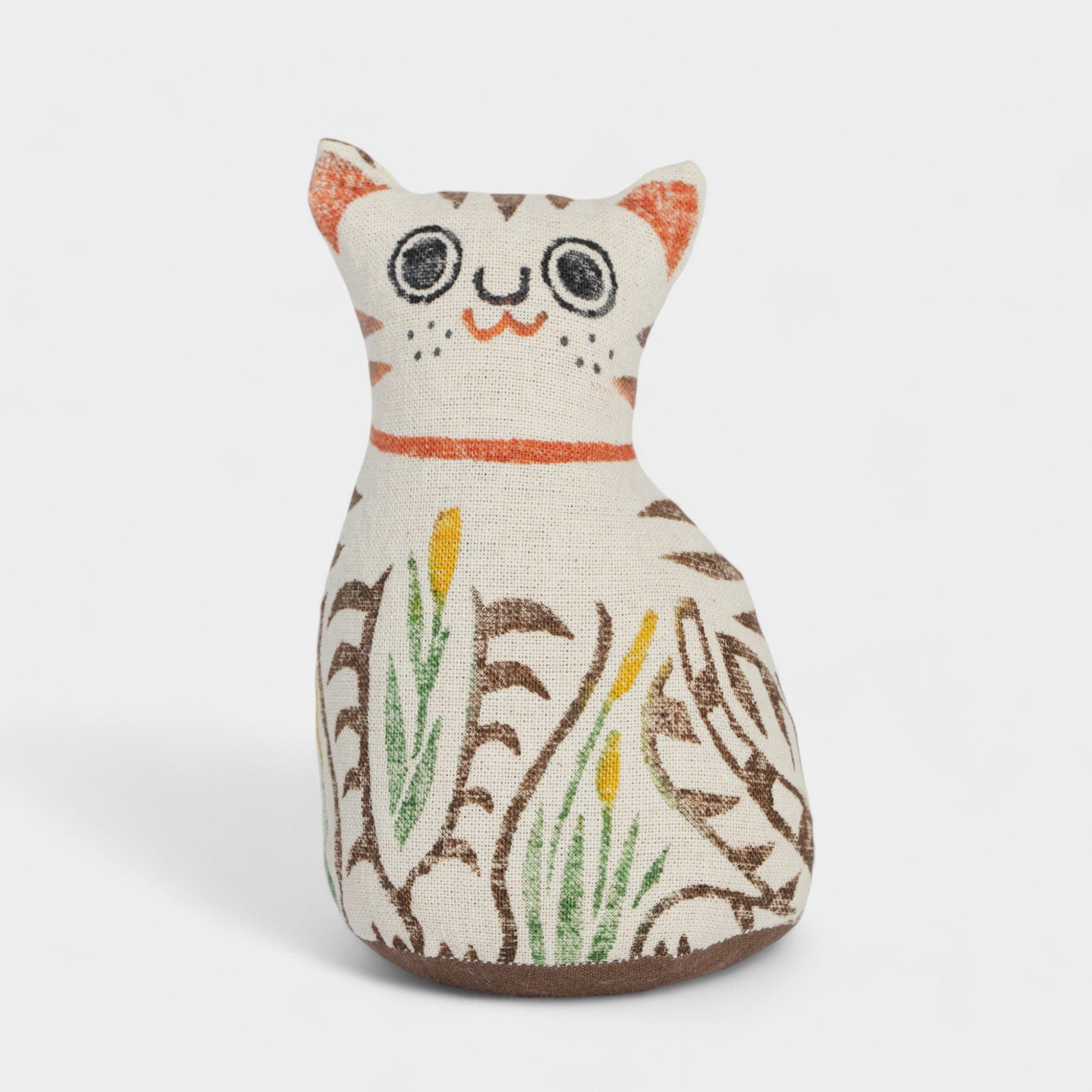 Handmade Woodblock Animals, Cat