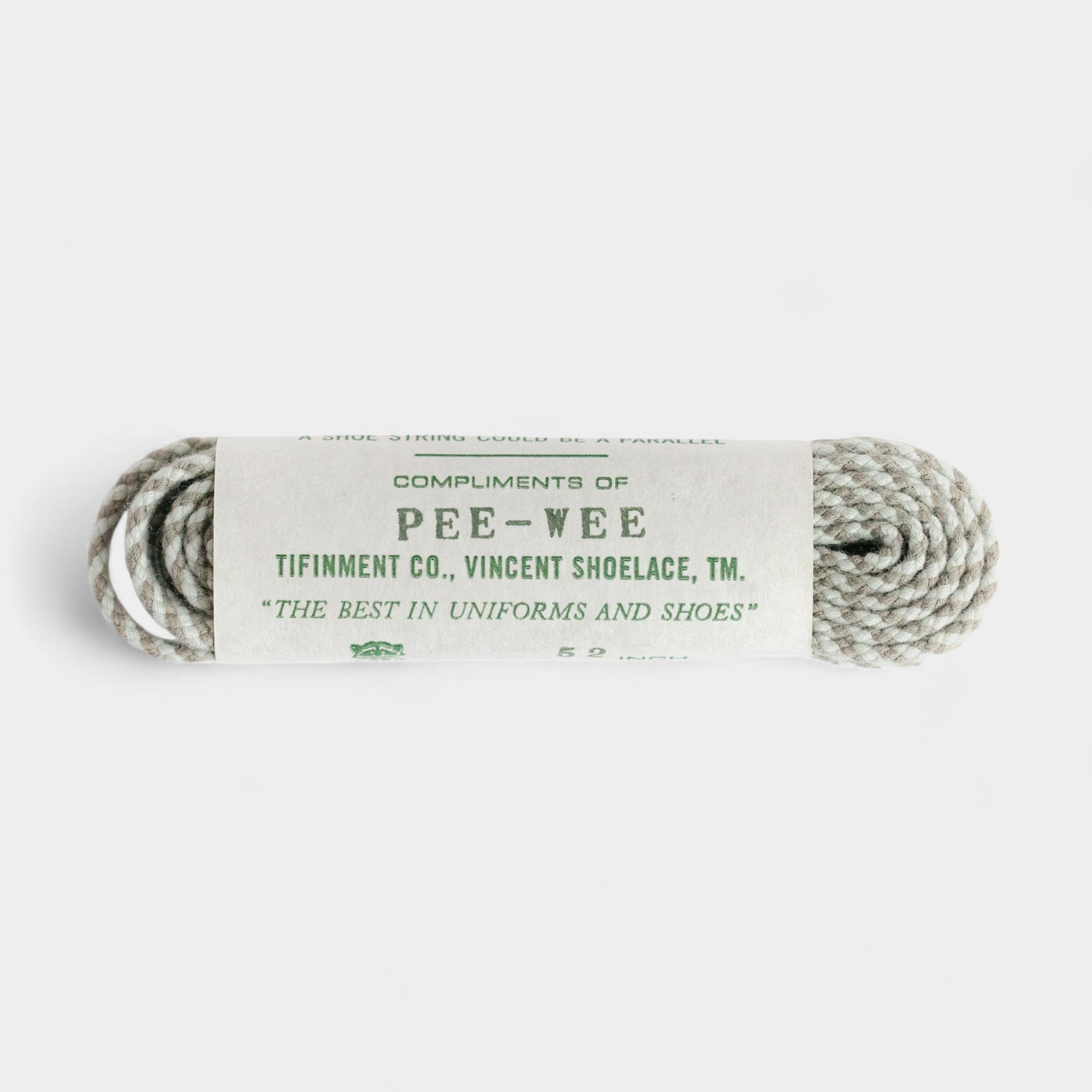 Pee-Wee Shoelaces, Gray