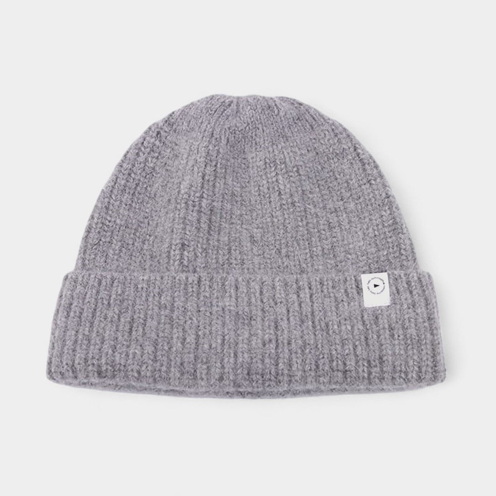 Pom Watch Hat, Light Gray