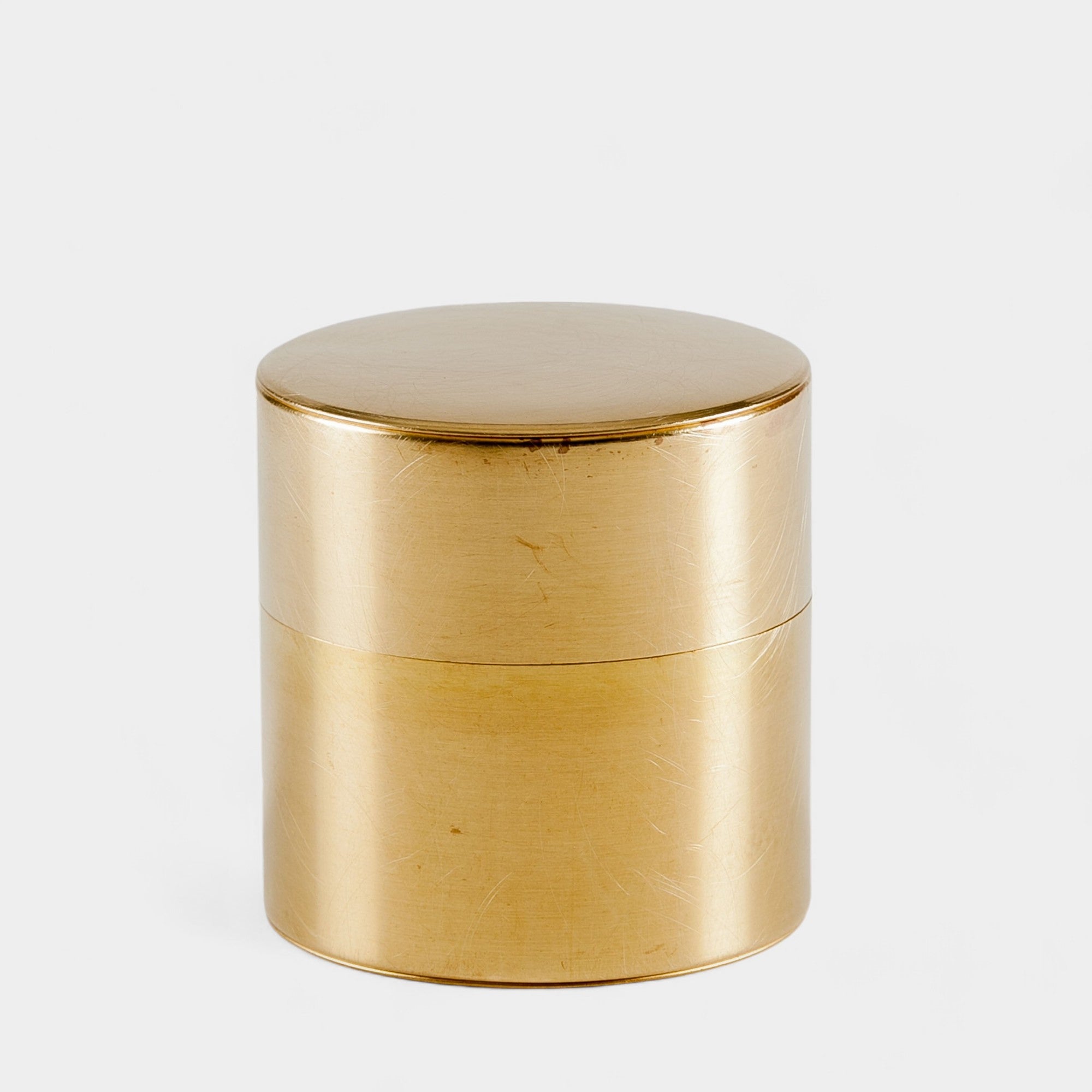 Tea Caddy, Brass