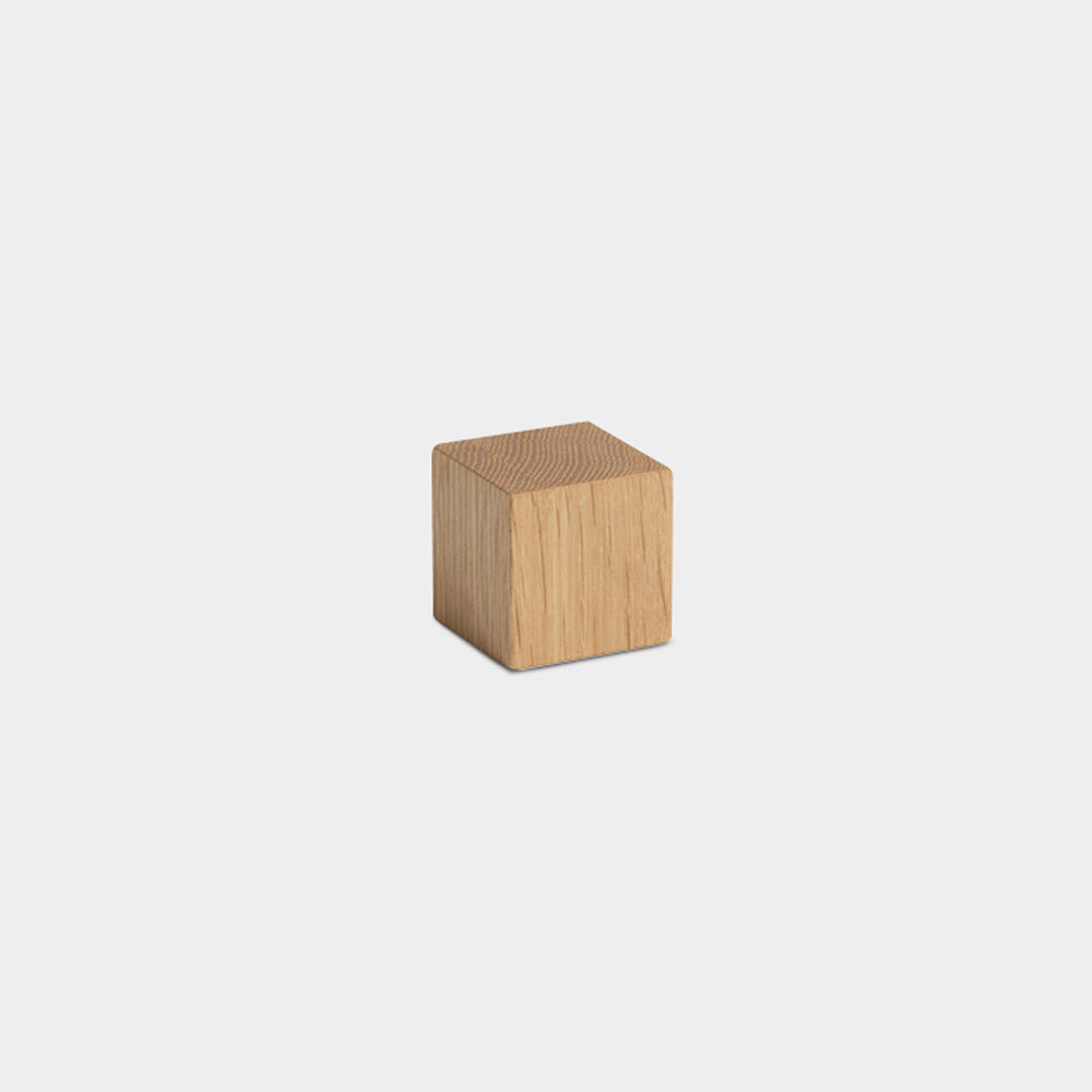 Cube Paperweight, Oak