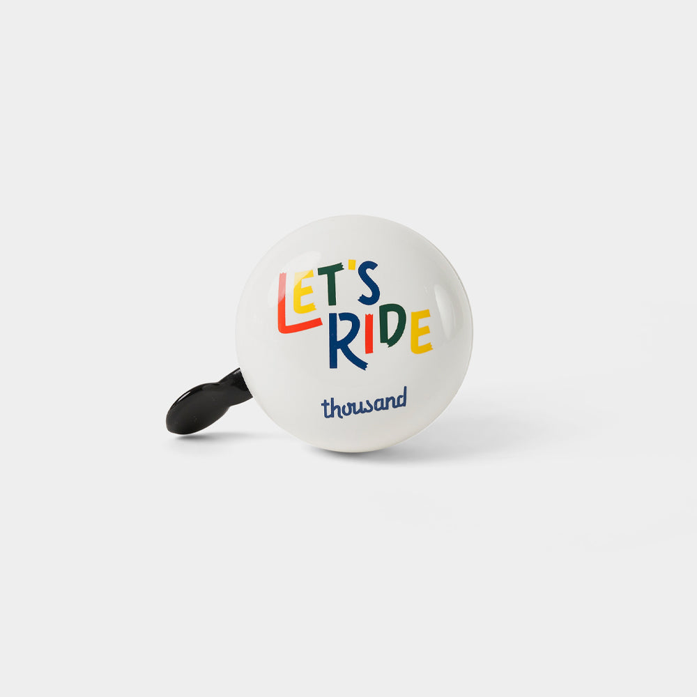 thousand Jr. Bicycle Bell, White